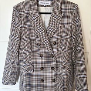 Veronica Beard Fevre Dickey Double-Breasted Blazer
